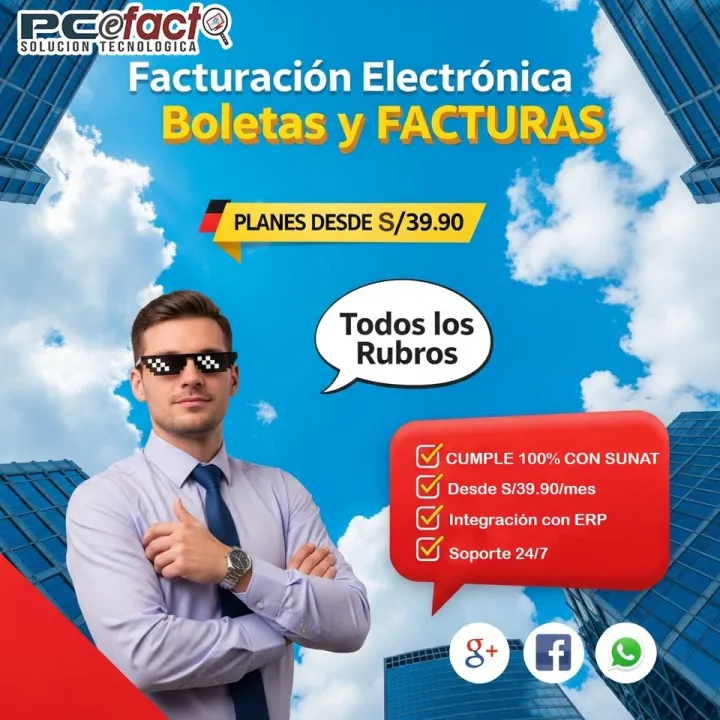 Facturación Electrónica para Todos los Rubros — oferta destacada de PCEFACT PERU