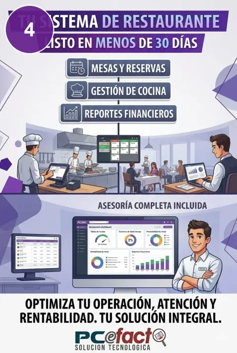 Sistema para Restaurante — oferta PCEFACT PERU